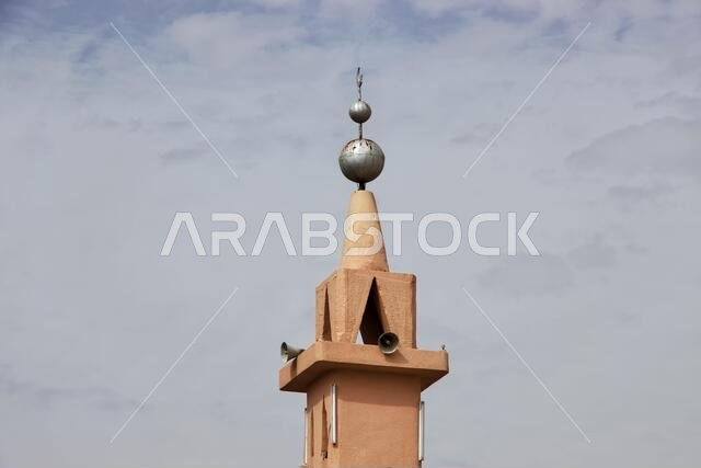 The mosque in the center of Hail city, Saudi Arabia