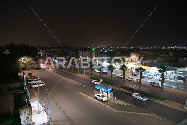 منظر لوسط مدينة حائل، المملكة العربية السعودية