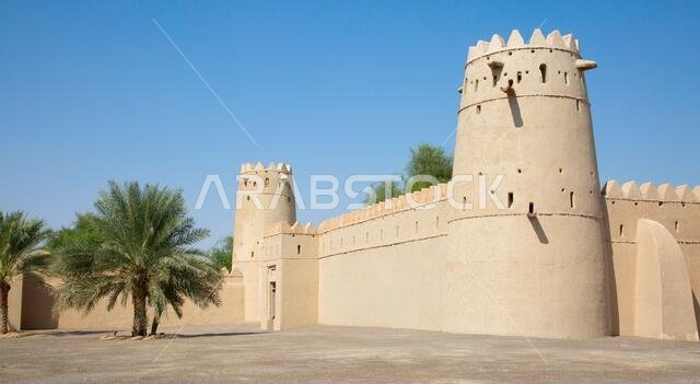 Famous Jahili fort in Al Ain oasis, United Arab Emirates