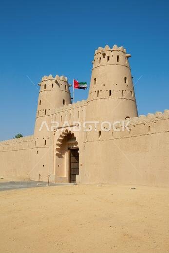 Famous Jahili fort in Al Ain oasis, United Arab Emirates