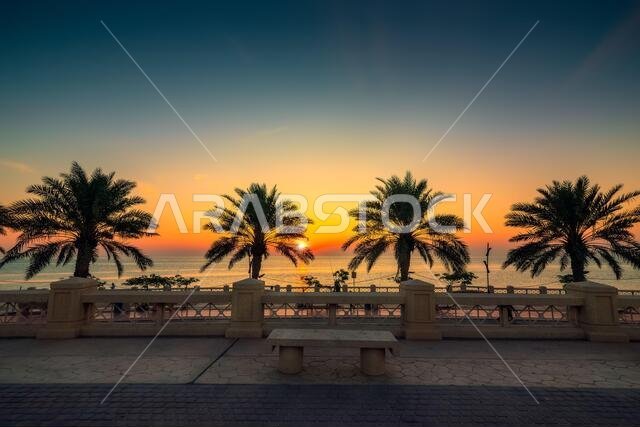 Wonderful Morning view in Al khobar Corniche - AL- Khobar, Saudi Arabia.
