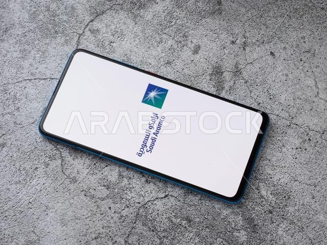 Assam, india - Augest 2, 2020 : Saudi Aramco a saudi arabian oil company logo. Assam, india - Augest 2, 2020 : Saudi Aramco a saudi arabian oil company logo.