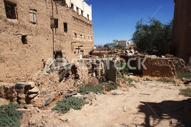 The arab village close Najran, Asir region, Saudi Arabia