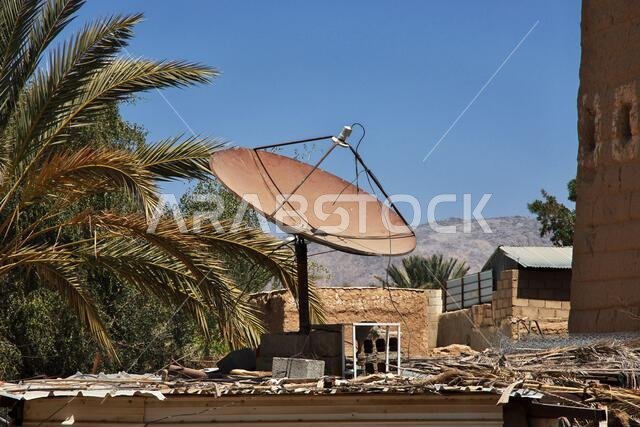 القرية العربية القريبة من نجران، منطقة عسير، المملكة العربية السعودية
