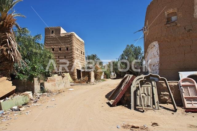 The arab village close Najran, Asir region, Saudi Arabia