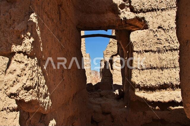 The arab village close Najran, Asir region, Saudi Arabia