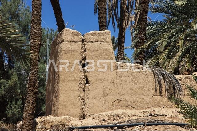 القرية العربية القريبة من نجران، منطقة عسير، المملكة العربية السعودية