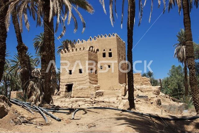 The arab village close Najran, Asir region, Saudi Arabia