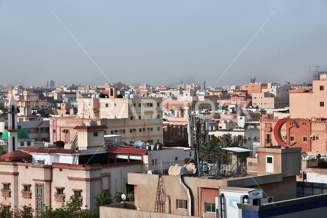 منظر بانورامي لمدينة جدة، المملكة العربية السعودية
