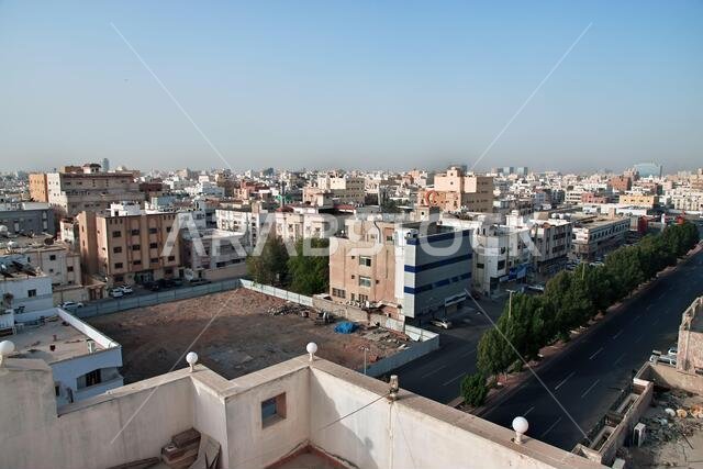 منظر بانورامي لمدينة جدة، المملكة العربية السعودية