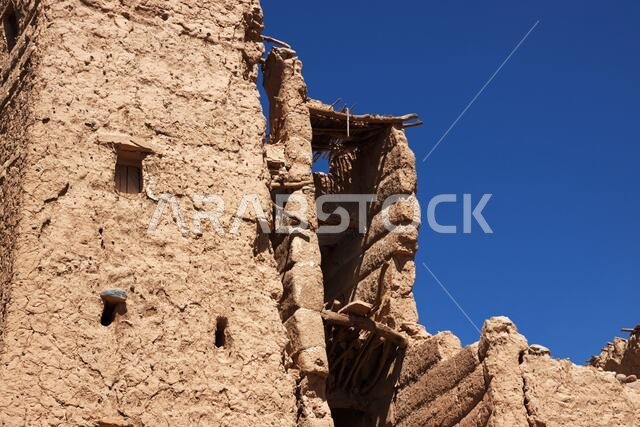 The arab village close Najran, Asir region, Saudi Arabia