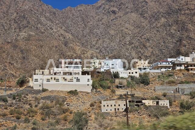 The small village in canyon of Asir region, Saudi Arabia