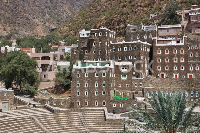 The historic village Rijal Almaa, Saudi Arabia