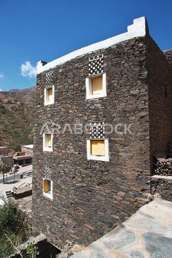 The historic village Rijal Almaa, Saudi Arabia