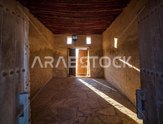 Inside view of Historical Old Al-Uqair port in Saudi Arabia.