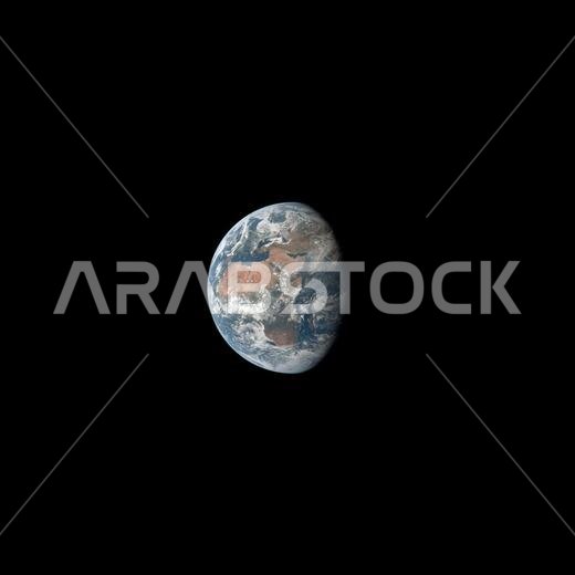 AS11-36-5355 - أبولو 11 - صورة من مهمة أبولو 11 - منظر للأرض فوق أفريقيا وشبه الجزيرة العربية والشرق الأوسط؛ النطاق والمحتوى: يصفها قاعدة البيانات الأصلية على النحو التالي: الوصف: منظر للأرض فوق أفريقيا وشبه الجزيرة العربية والشرق الأوسط. التُقطت هذه الصورة من مسافة تزيد عن 100,000 ميل بحري، بعد حوالي 25 ساعة من الإطلاق خلال مرحلة الانتقال في مهمة أبولو 11. كانت علبة الفيلم الأصلية تحمل علامة N؛ نوع الفيلم: S0-368 ملون؛ عدسة 250 مم. S