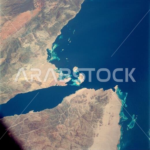 AS09-23-3524 - Apollo 9 - Apollo 9 Mission image - Earth Observation - Middle East; Scope and content: The original database describes this as: Description: Oblique Earth Observation taken by the Apollo 9 crew. View is of Saudia Arabia, Gulf of Aqaba and Sinai Peninsula. Film magazine was D,film type was SO-368 Ektachrome with 0.460 - 0.710 micrometers film / filter transmittance response and haze filter,80mm lens. Latitude was 27.58 N by Longitude 34.37 E, Overlap was 10%%, Altitude miles were AS09-23-3524 - Apollo 9 - Apollo 9 Mission image - Earth Observation - Middle East; Scope and content: The original database describes this as: Description: Oblique Earth Observation taken by the Apollo 9 crew. View is of Saudia Arabia, Gulf of Aqaba and Sinai Peninsula. Film magazine was D,film type was SO-368 Ektachrome with 0.460 - 0.710 micrometers film / filter transmittance response and haze filter,80mm lens. Latitude was 27.58 N by Longitude 34.37 E, Overlap was 10%%, Altitude miles were