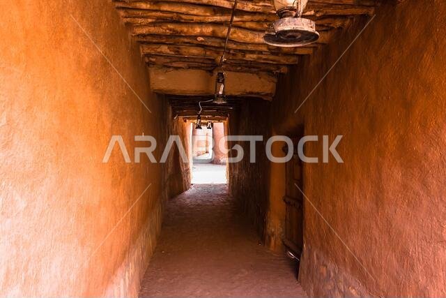 Traditional Arab mud architecture, Riyadh Province, Saudi Arabia