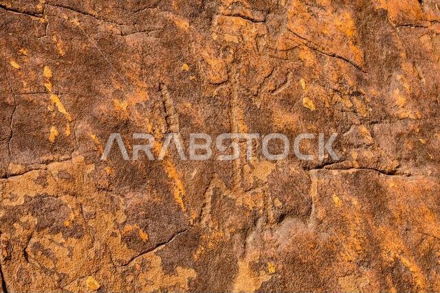 Graffiti Rock (Musayqirah Petroglyphs, Qaryat al Asba), Riyadh Province, Saudi Arabia