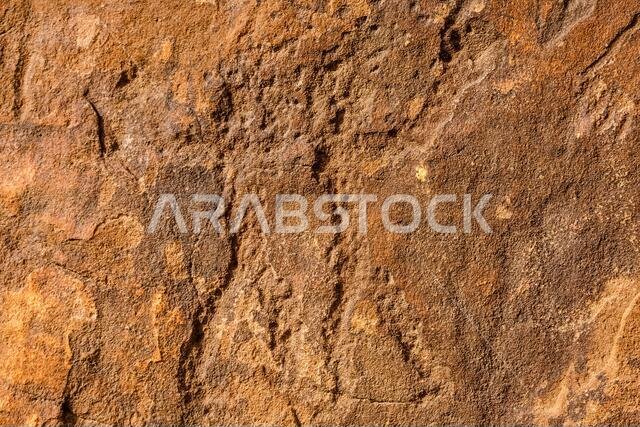 Graffiti Rock (Musayqirah Petroglyphs, Qaryat al Asba), Riyadh Province, Saudi Arabia