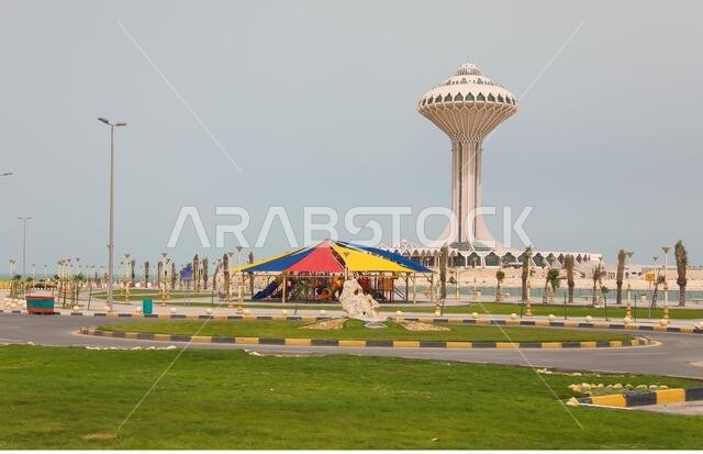 الدمام، المملكة العربية السعودية، منظر من الدمام، برج الدمام