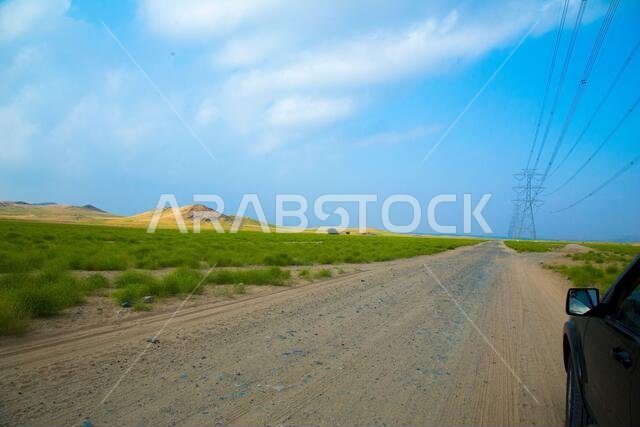 desert roads in saudi arabia