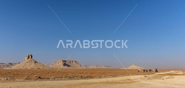 Landscape southwest of Riyadh, Saudi Arabia