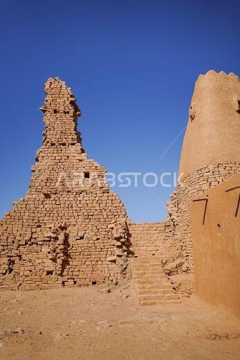 قلعة ماريد الرملية، وهي وجهة سياحية في المملكة العربية السعودية