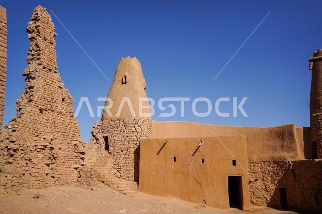 قلعة ماريد الرملية، وهي وجهة سياحية في المملكة العربية السعودية