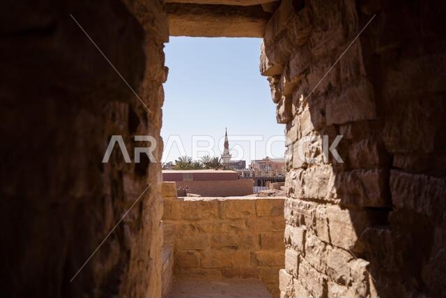 قلعة ماريد الرملية، وهي وجهة سياحية في المملكة العربية السعودية