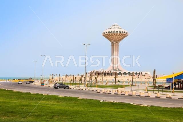 الدمام، المملكة العربية السعودية، منظر من الدمام، برج الدمام