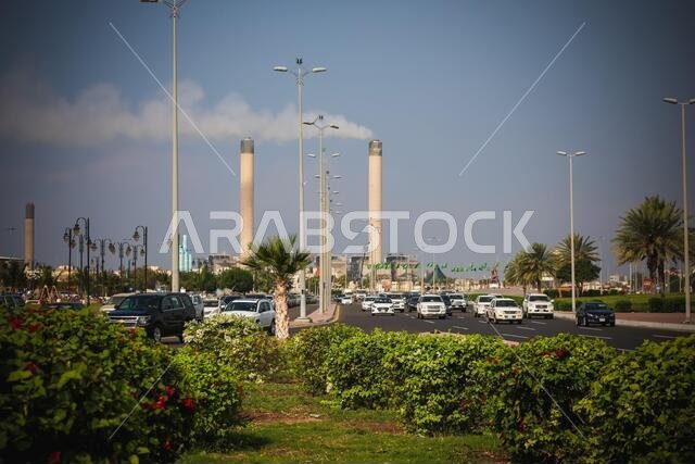 جدة، المملكة العربية السعودية، طريق الملك عبد العزيز. سيارات سعودية، معلومات أساسية عن الأعمال في المملكة العربية السعودية