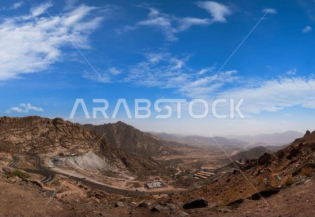 Al Hada Mountains near Taif, dangerous Al Hada road mountain pass, Western Saudi Arabia