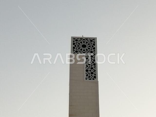 Modern Arabesque pattern background. Associated with ancient Islamic civilization the beautiful design features repetitive geometric forms or shapes.