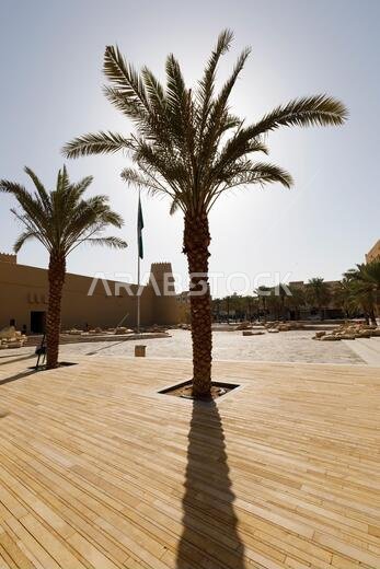 Old Al Masmak fort in downtown Riyadh, Kingdom of Saudi Arabia