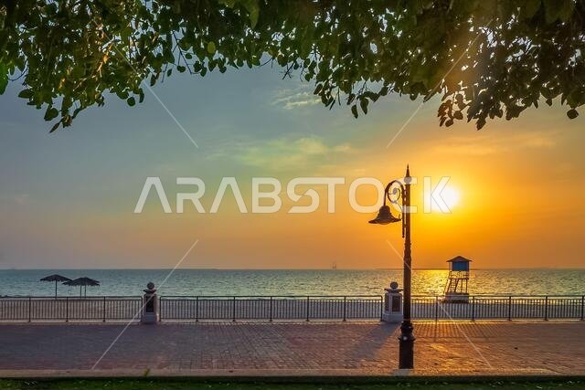 Morning view of Fanateer Beach -Saudi Arabia Morning view of Fanateer Beach -Saudi Arabia