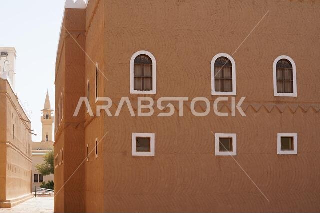 Riyadh - Riyadh / Saudi Arabia - March 07  2020: View of The Murabba Palace Qasr al Murabba is Historic Building