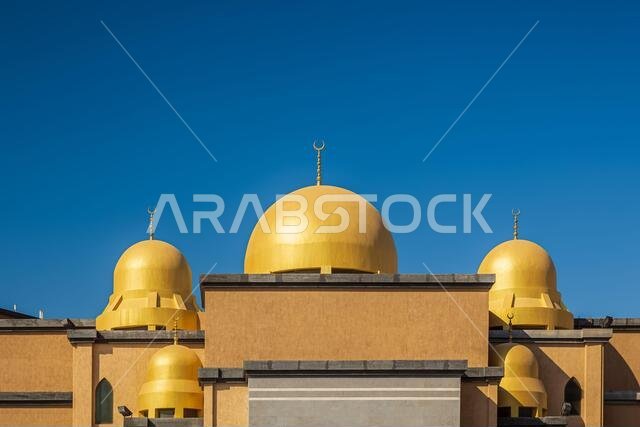 Beautiful Mosque dome in Al Khobar Corniche - Saudi Arabia.