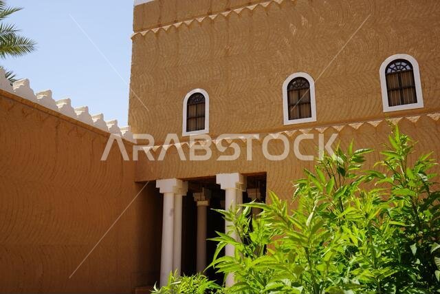 Riyadh - Riyadh / Saudi Arabia - March 07  2020: View of The Murabba Palace Qasr al Murabba is Historic Building