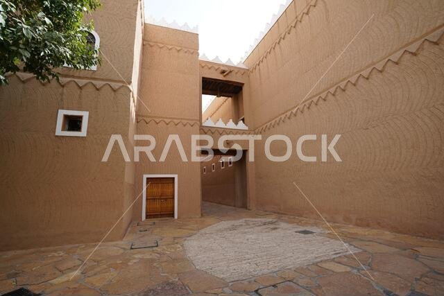 Riyadh - Riyadh / Saudi Arabia - March 07  2020: View of The Murabba Palace Qasr al Murabba is Historic Building