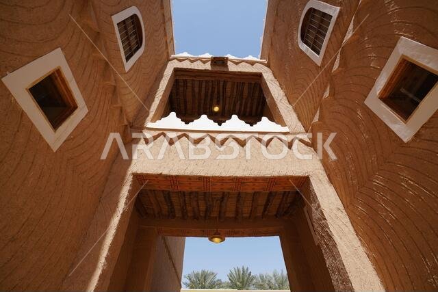 Riyadh - Riyadh / Saudi Arabia - March 07  2020: View of The Murabba Palace Qasr al Murabba is Historic Building