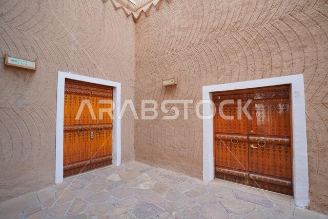 Riyadh - Riyadh / Saudi Arabia - March 07  2020: View of The Murabba Palace Qasr al Murabba is Historic Building