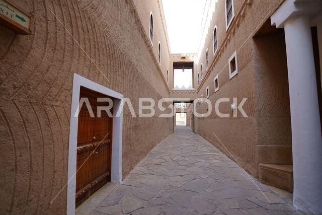 Riyadh - Riyadh / Saudi Arabia - March 07  2020: View of The Murabba Palace Qasr al Murabba is Historic Building