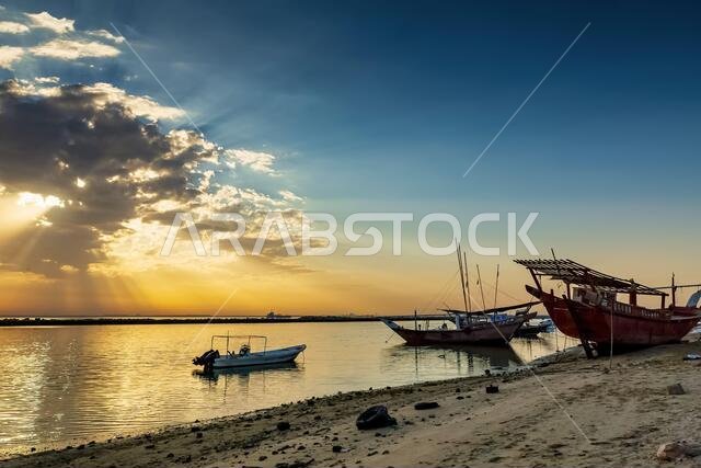 Wonderful Morning view in Dammam sea side Saudi Arabia.
