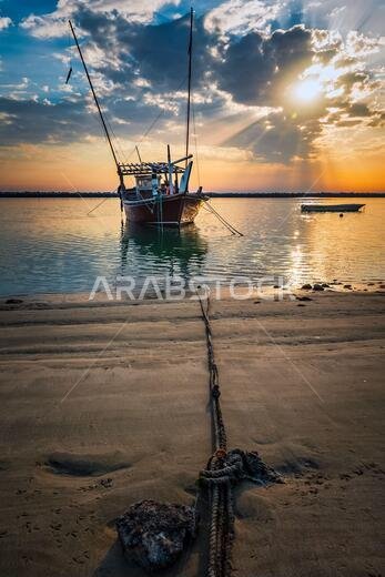 Wonderful Morning view in Dammam sea side Saudi Arabia.