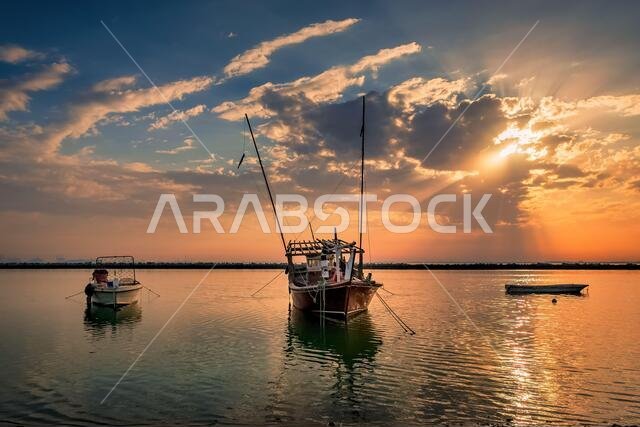 Wonderful Morning view in Dammam sea side Saudi Arabia.