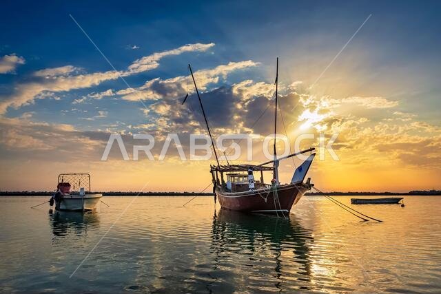 Wonderful Morning view in Dammam sea side Saudi Arabia.