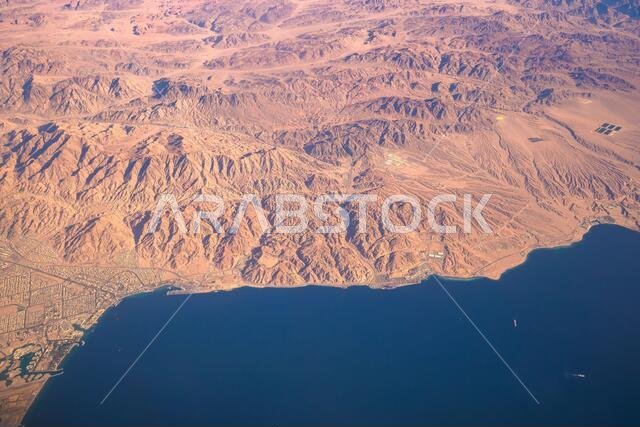 صورة جوية للمملكة الأردنية الهاشمية