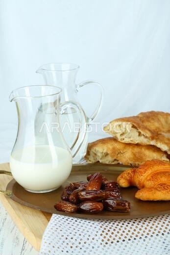 Conceptual photo of Ramadan table