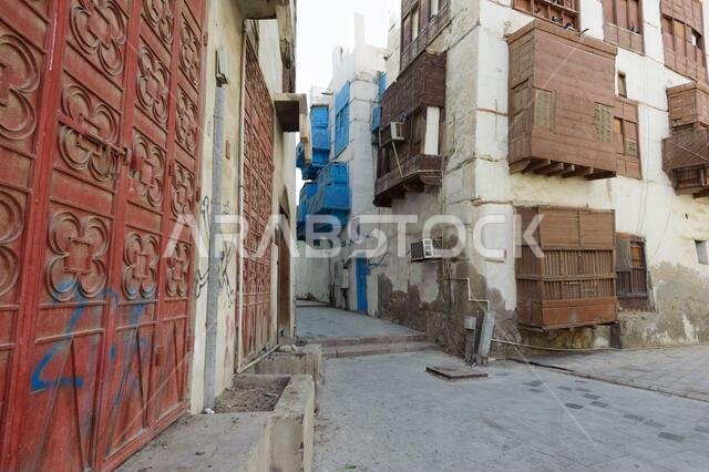 Al-Balad, the historical area of Jeddah, Saudi Arabia.